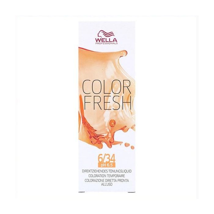 Wella Color Fresh 6/34 75 ml - Potenciador del color Wella Color Fresh 6/34 75 ml - Potenciador del color