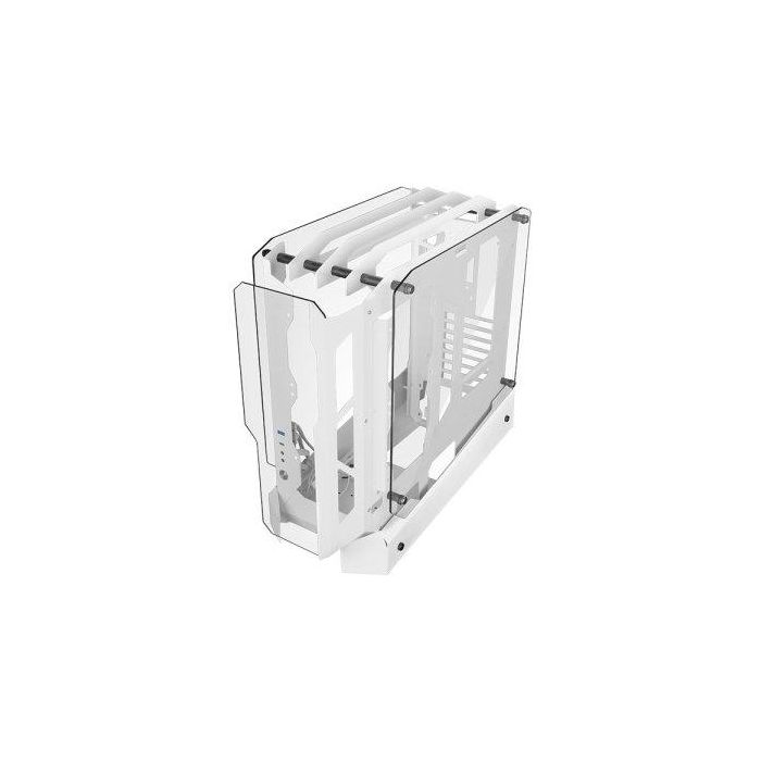 Mars gaming Caja Gaming MCEDGEW ATX Semitorre Open-Air Blanca