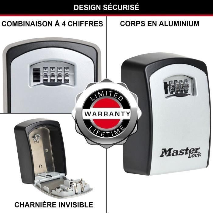 MASTER LOCK Caja de llaves segura - Formato XL - Caja de llaves - Almacenamiento de gran capacidad 3 MASTER LOCK Caja de llaves segura - Formato XL - Caja de llaves - Almacenamiento de gran capacidad 3
