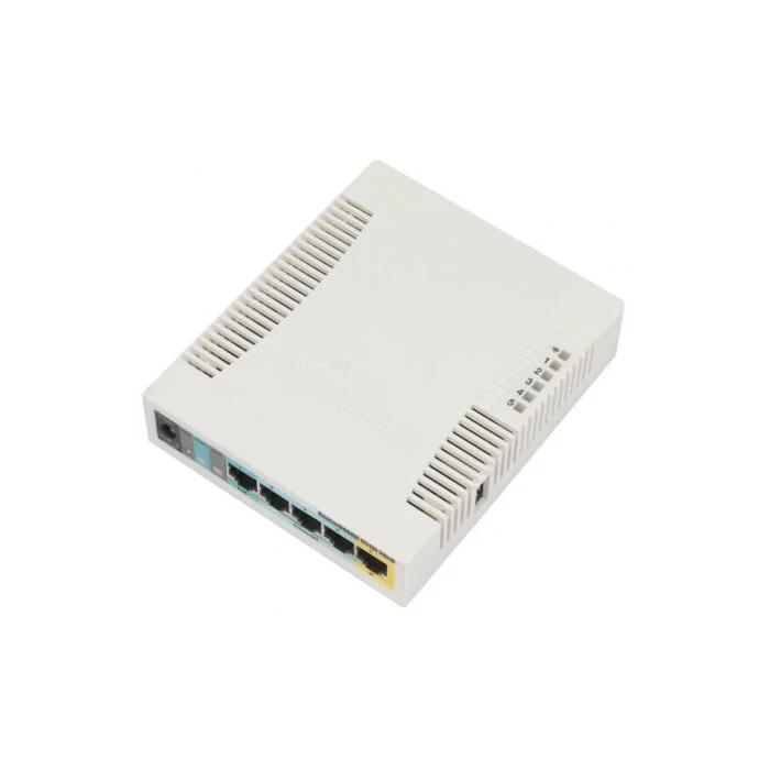 Mikrotik RB951Ui-2HnD Punto de Acceso Router Inalámbrico 2.4GHz 802.11b/g/n con 5 Puertos Ethernet y USB 2.0