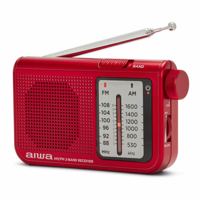 Radio Portátil Aiwa RS-55RD/ a Pilas/ Roja 8 Radio Portátil Aiwa RS-55RD/ a Pilas/ Roja 8