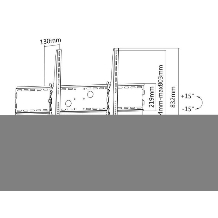 Equip Soporte Pared 650322 para TV hasta 100 Pulgadas y 100 kg 8 Equip Soporte Pared 650322 para TV hasta 100 Pulgadas y 100 kg 8