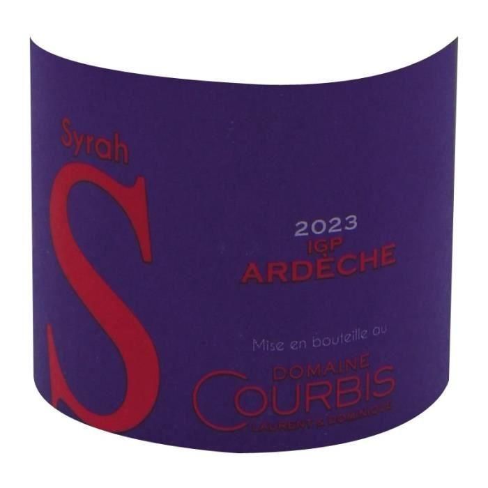 Domaine Courbis 2023 Ardeche Syrah - Vino tinto del Valle del Ródano 1 Domaine Courbis 2023 Ardeche Syrah - Vino tinto del Valle del Ródano 1