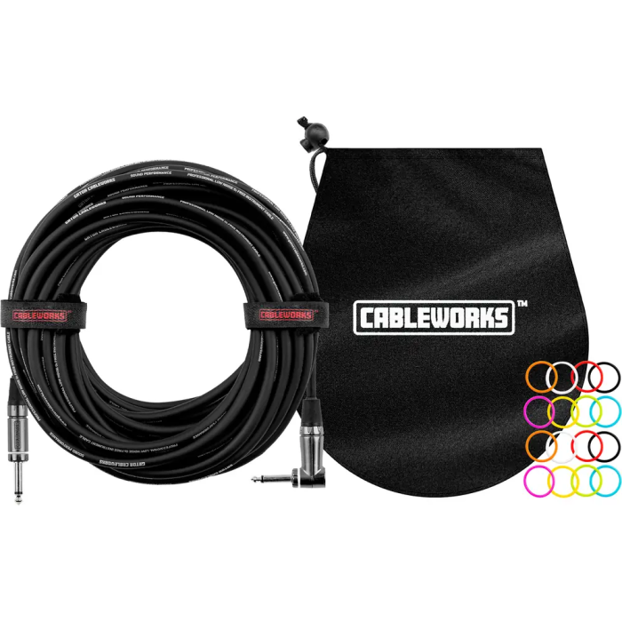 Cableworks Cable de Instrumento Jack Recto/Jack Acodado - 3M 4