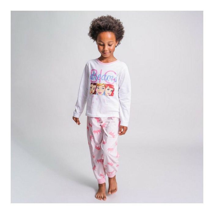 Pijama Infantil Disney Princess Blanco 3