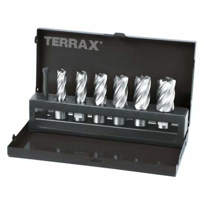Set de brocas TERRAX Acero de alta velocidad (HSS) Estuche Weldon 75 Piezas 0 Set de brocas TERRAX Acero de alta velocidad (HSS) Estuche Weldon 75 Piezas 0