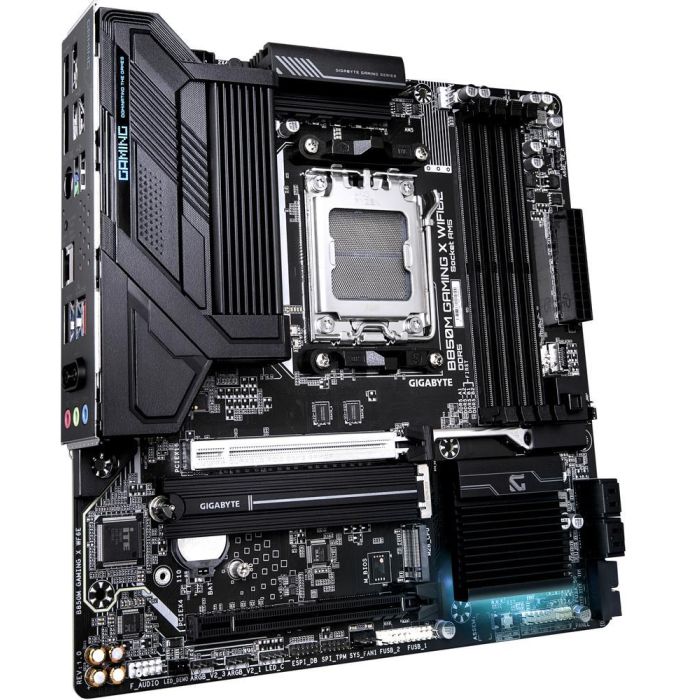 GIGABYTE B850M GAMING X WIFI6E Placa Base Zócalo AM5 AMD B850 micro ATX DDR5 8200MHz (OC) Wi-Fi 6E PCIe 5.0 M.2 2 GIGABYTE B850M GAMING X WIFI6E Placa Base Zócalo AM5 AMD B850 micro ATX DDR5 8200MHz (OC) Wi-Fi 6E PCIe 5.0 M.2 2