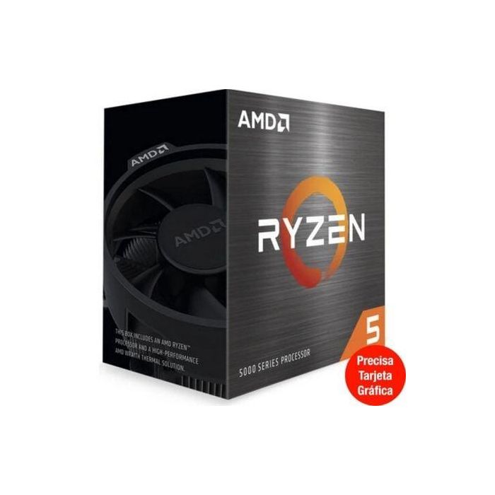 AMD Ryzen 5 5600 Procesador Escritorio AM4 3.5 GHz Base, 32 MB L3 Cache, 7 nm, Compatible con Memoria DDR4 hasta 3200 MHz, Doble Canal, Caja AMD Ryzen 5 5600 Procesador Escritorio AM4 3.5 GHz Base, 32 MB L3 Cache, 7 nm, Compatible con Memoria DDR4 hasta 3200 MHz, Doble Canal, Caja