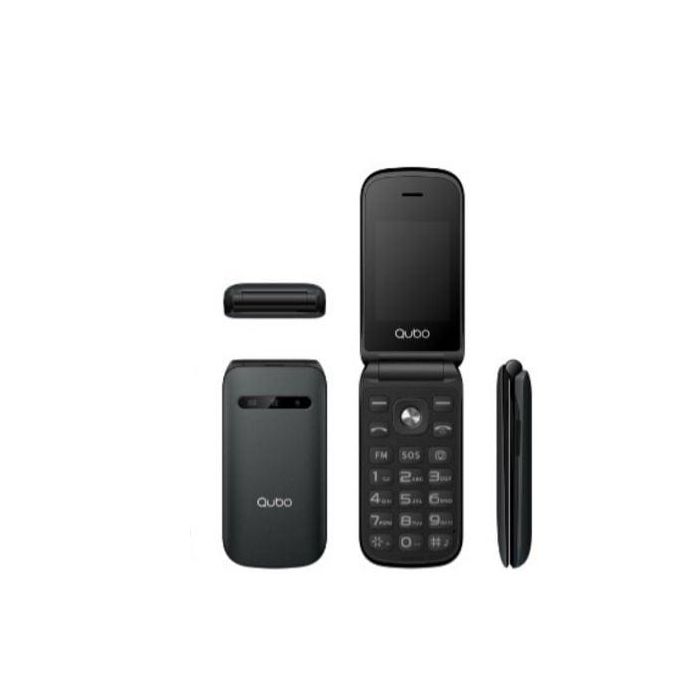 Teléfono Móvil Qubo X-209BKMKII para Personas Mayores/ Negro