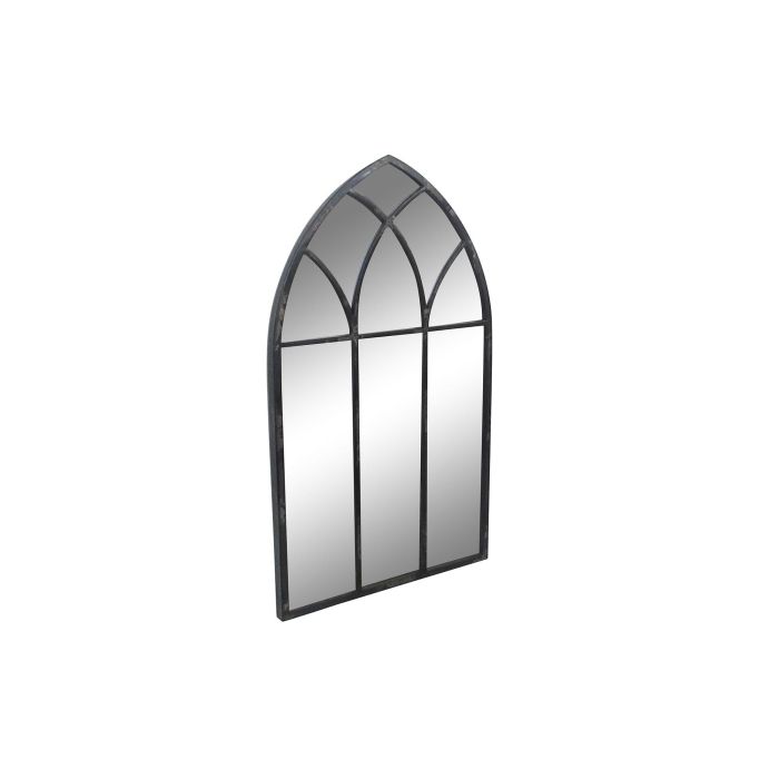 Espejo de pared DKD Home Decor Negro Ventana 36 x 2 x 65 cm (65 Piezas)