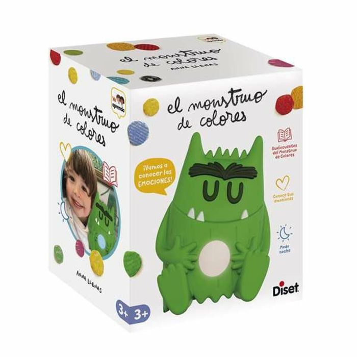 Diset Muñeco Cuentacuentos El Monstruo de Colores con sonido, modo noche con luz y 10 actividades originales para niños +3 años en español 0 Diset Muñeco Cuentacuentos El Monstruo de Colores con sonido, modo noche con luz y 10 actividades originales para niños +3 años en español 0