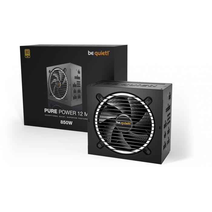 be quiet! Pure Power 12 M Fuente de alimentación PC 850W 80 PLUS Gold ATX 3.1 Totalmente Modular 1