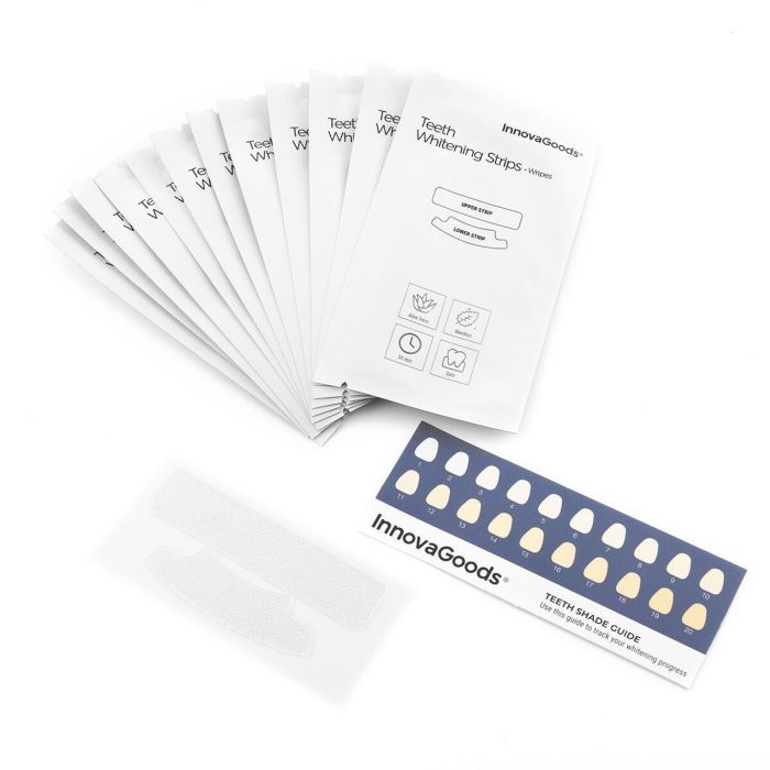 Tiras Blanqueadoras Dentales Wripes InnovaGoods 4 Tiras Blanqueadoras Dentales Wripes InnovaGoods 4