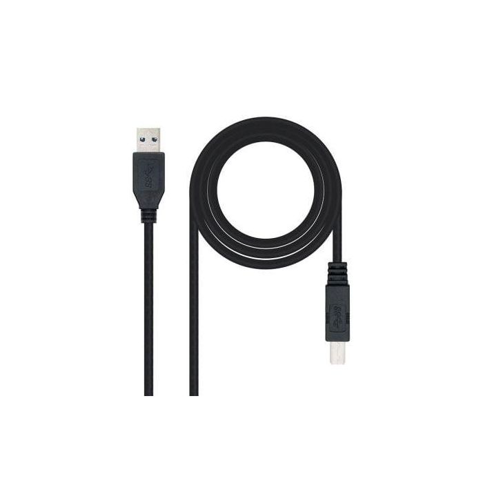 Cable USB NANOCABLE 10.01.0802-BK Negro 1