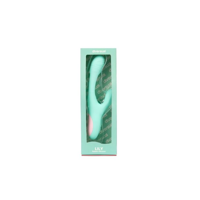 Vibrador Doble Estimulación Diversual Verde Claro 3