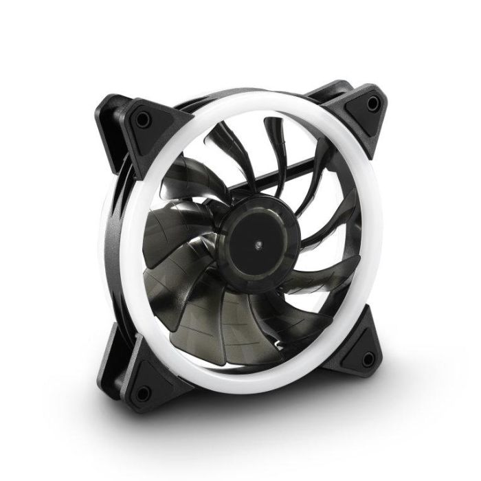 Sharkoon Shark Blades PWM Ventilador 12cm para Carcasa PC, Iluminación RGB Personalizable, 1400 RPM, Funcionamiento Suave y Silencioso 2 Sharkoon Shark Blades PWM Ventilador 12cm para Carcasa PC, Iluminación RGB Personalizable, 1400 RPM, Funcionamiento Suave y Silencioso 2