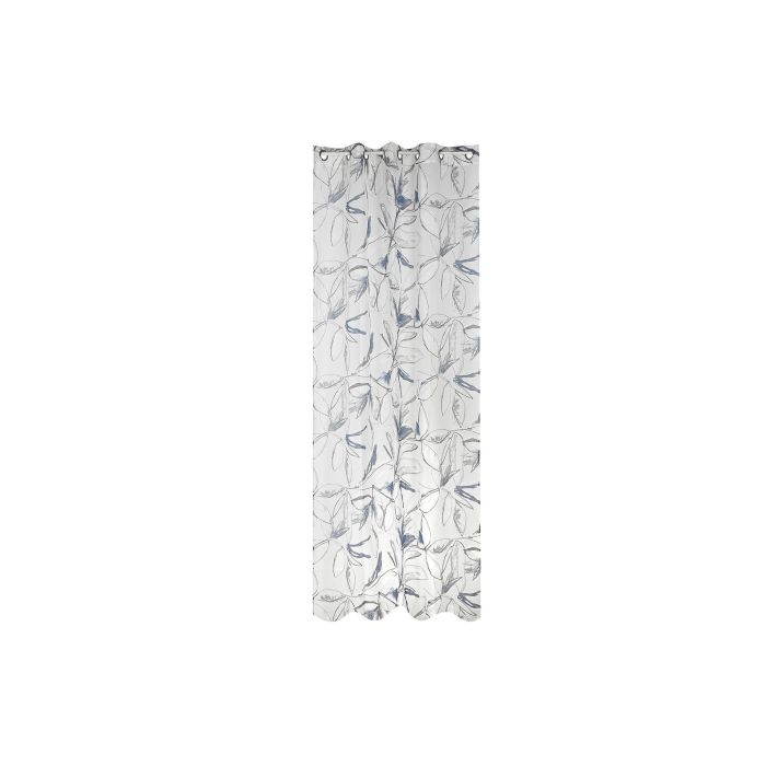 Cortina Alpino DKD Home Decor Azul Blanco 270 x 140 cm (2 Unidades)