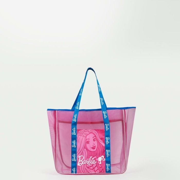 Bolsa de Playa Barbie Fucsia 100 % poliéster 2