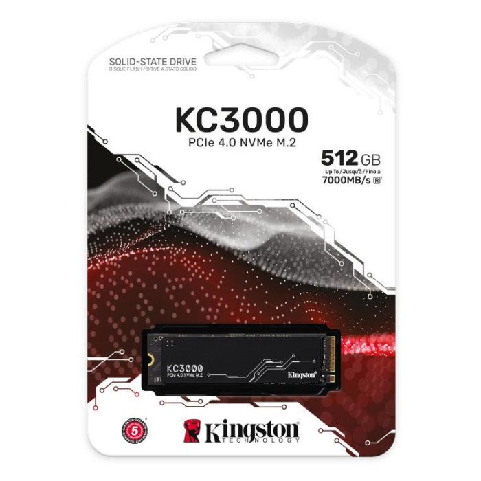 Kingston Technology KC3000 512 GB PCI Express 4.0 3D TLC 2 Kingston Technology KC3000 512 GB PCI Express 4.0 3D TLC 2