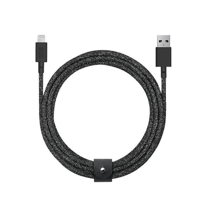 Native Union Belt Cable Lightning Cosmos Black. 1.2M Native Union Belt Cable Lightning Cosmos Black. 1.2M