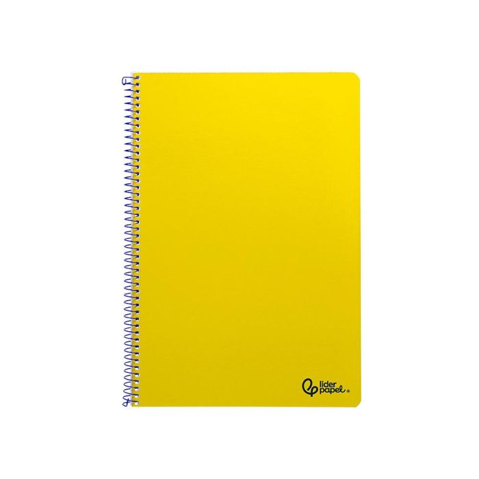 Cuaderno Espiral Liderpapel Din A4 Smart Tapa Blanda 80H 75 gr Pauta 2,5 mm Con Margen Color Amarillo 1 Cuaderno Espiral Liderpapel Din A4 Smart Tapa Blanda 80H 75 gr Pauta 2,5 mm Con Margen Color Amarillo 1