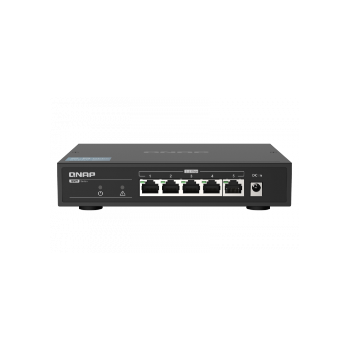 QNAP QSW-1105-5T switch No administrado Gigabit Ethernet (10/100/1000) Negro QNAP QSW-1105-5T switch No administrado Gigabit Ethernet (10/100/1000) Negro