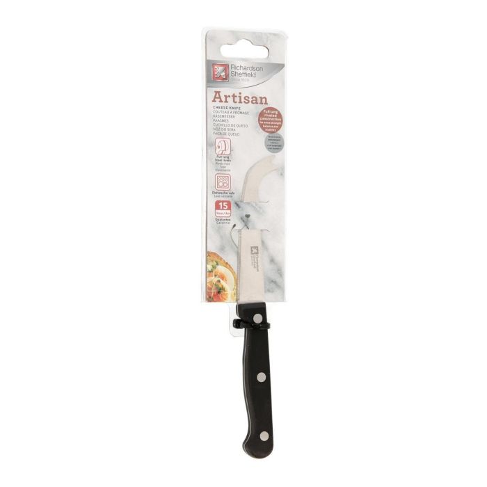 Richardson Sheffield Cuchillo de Queso Artisan, Acero Inoxidable, 10 cm, Mango Ergonómico Negro, Juego 6 Piezas, Apto Lavavajillas 1 Richardson Sheffield Cuchillo de Queso Artisan, Acero Inoxidable, 10 cm, Mango Ergonómico Negro, Juego 6 Piezas, Apto Lavavajillas 1