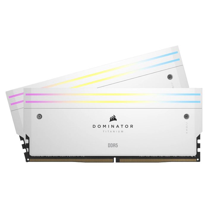 Corsair CMP32GX5M2B6000C30W Memoria RAM DDR5 32GB (2x16GB) 6000MHz CL30 Dominator Titanium RGB Blanca 0 Corsair CMP32GX5M2B6000C30W Memoria RAM DDR5 32GB (2x16GB) 6000MHz CL30 Dominator Titanium RGB Blanca 0
