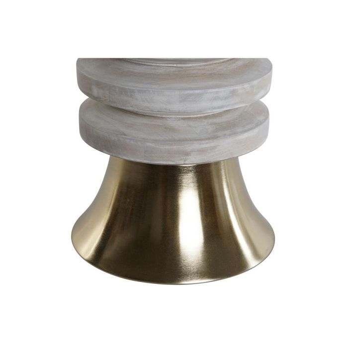 Mesita Auxiliar Moderno DKD Home Decor Dorado Blanco Rozado 41 x 53 x 41 cm 2 Mesita Auxiliar Moderno DKD Home Decor Dorado Blanco Rozado 41 x 53 x 41 cm 2