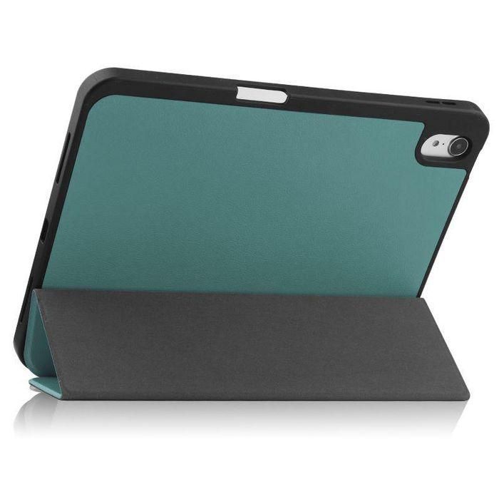 CoreParts For Apple iPad 10th Gen 10.9-inch (2022) Tri-fold Caster TPU Cover Built-in S Pen Holder with Auto Wake Function - Dark Green 5 CoreParts For Apple iPad 10th Gen 10.9-inch (2022) Tri-fold Caster TPU Cover Built-in S Pen Holder with Auto Wake Function - Dark Green 5