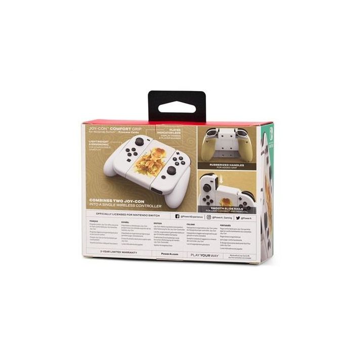 Mando Gaming Powera NSAC0059-01 Nintendo Switch Blanco/Dorado 8