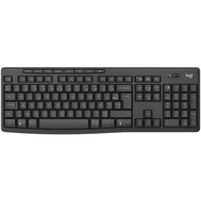 Teclado y Ratón Inalámbrico Logitech MK370 Azerty Francés Gris Grafito 1 Teclado y Ratón Inalámbrico Logitech MK370 Azerty Francés Gris Grafito 1
