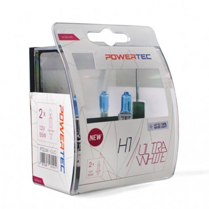M-Tech Bombilla H1 12V Super White PTCZUW1-DUO Xenon Effect PTZSW1-DUO 2