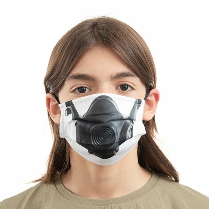 Mascarilla Higiénica de Tela Reutilizable Gas Luanvi Talla M Pack de 3 uds 4 Mascarilla Higiénica de Tela Reutilizable Gas Luanvi Talla M Pack de 3 uds 4