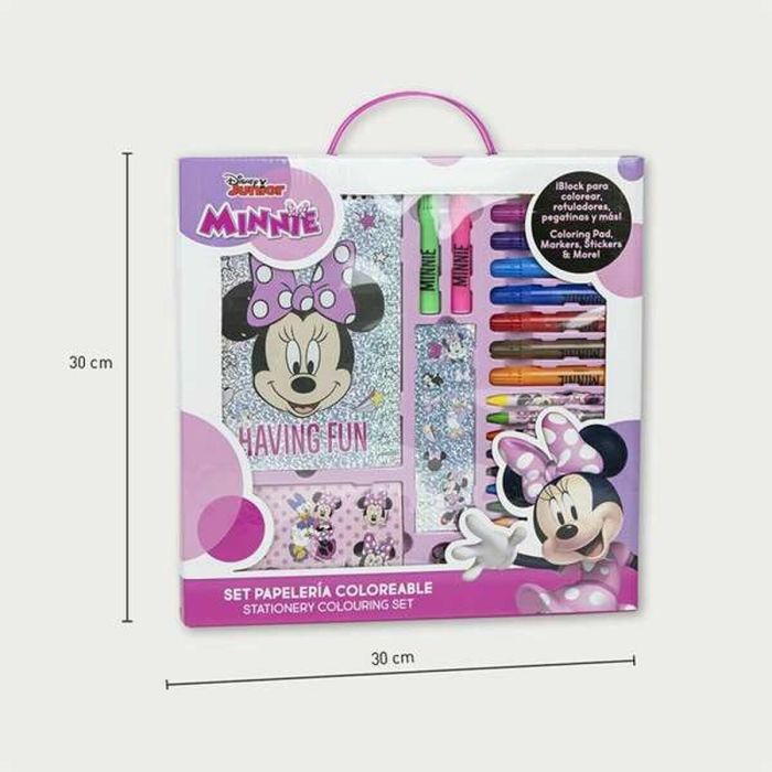 Conjunto de papelería coloreable minnie 30.0 x 30.0 x 2.5 cm 7 Conjunto de papelería coloreable minnie 30.0 x 30.0 x 2.5 cm 7