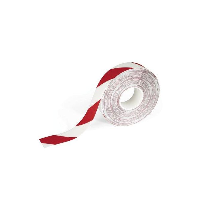 Marcaje Suelo Durable Duraline Strong Autoadhesivo Cinta Rojo/Blanco