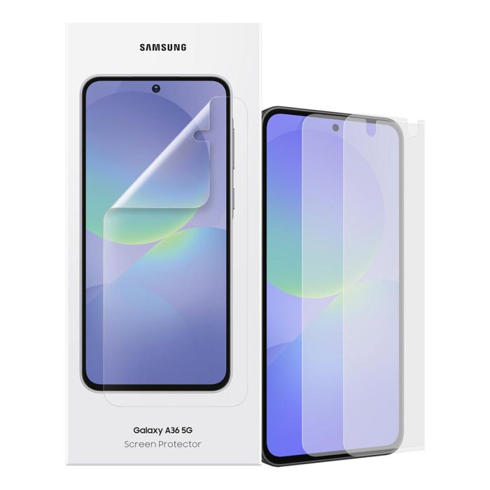 Samsung Protector de Pantalla Transparente para Galaxy A36 5G, Resistente a Rayones, Aplicación Sin Burbujas, Anti-Huellas Samsung Protector de Pantalla Transparente para Galaxy A36 5G, Resistente a Rayones, Aplicación Sin Burbujas, Anti-Huellas