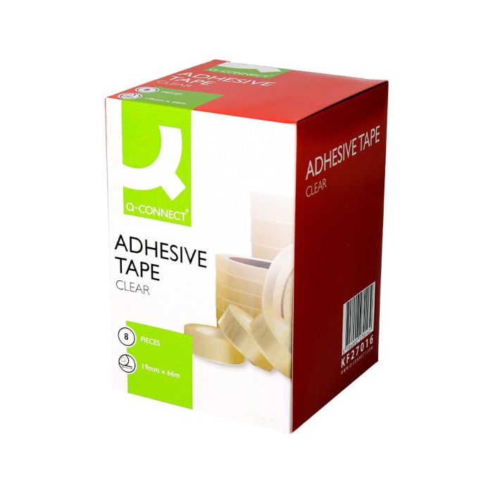 Cinta Adhesiva Q-Connect Transparente 66 Mt X 19 mm 8 unidades 6