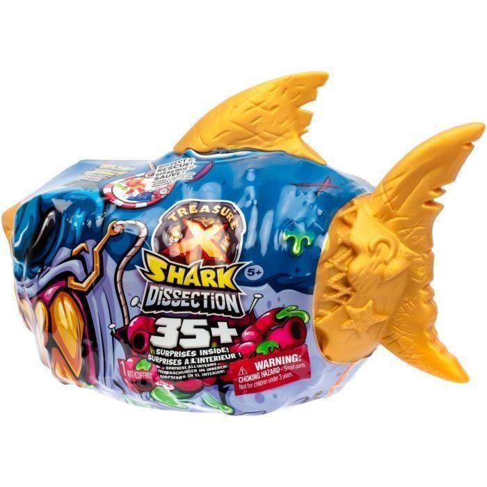 Juguete de disección - TREASURE X - Mega Shark - 30 cm - 35 sorpresas - Un auténtico tesoro de oro 1 Juguete de disección - TREASURE X - Mega Shark - 30 cm - 35 sorpresas - Un auténtico tesoro de oro 1