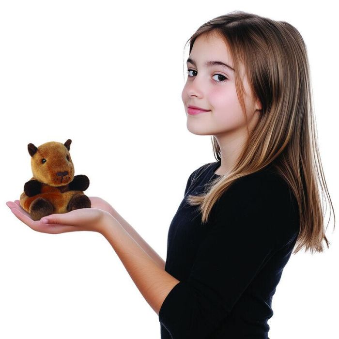 Aurora Peluche Capibara Suave Palm Pals 13 cm - Muñeco de Peluche Animal 6