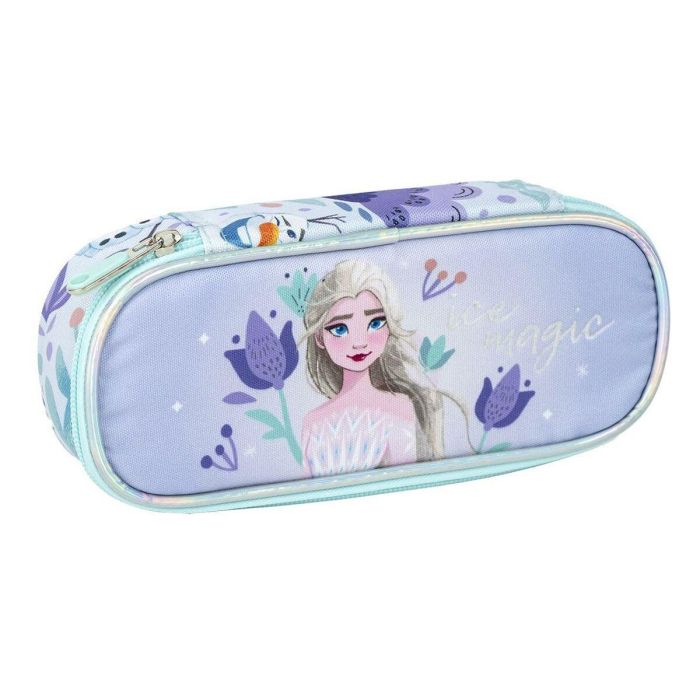 Estuche portatodo ovalado frozen 8.5 x 5.0 x 22.5 cm