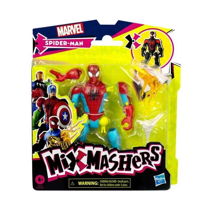 Figura spiderman mixmashers con 16 puntos de conexion. 12 cm - modelos surtidos Figura spiderman mixmashers con 16 puntos de conexion. 12 cm - modelos surtidos