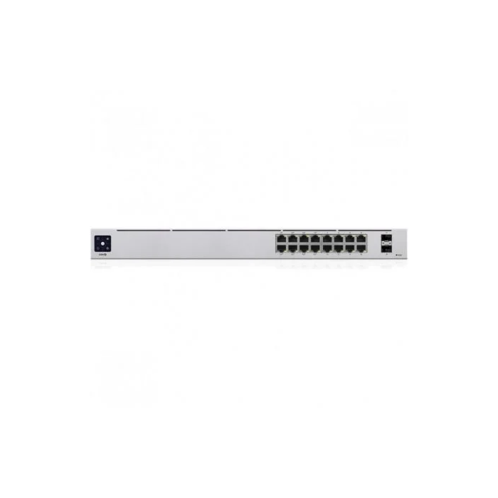Ubiquiti USW-16-POE Gen 2 Switch PoE 16 Puertos RJ45 Gigabit, 2 SFP 1G, 60W, Fuente Interna, Pantalla Táctil, RPS 1 Ubiquiti USW-16-POE Gen 2 Switch PoE 16 Puertos RJ45 Gigabit, 2 SFP 1G, 60W, Fuente Interna, Pantalla Táctil, RPS 1