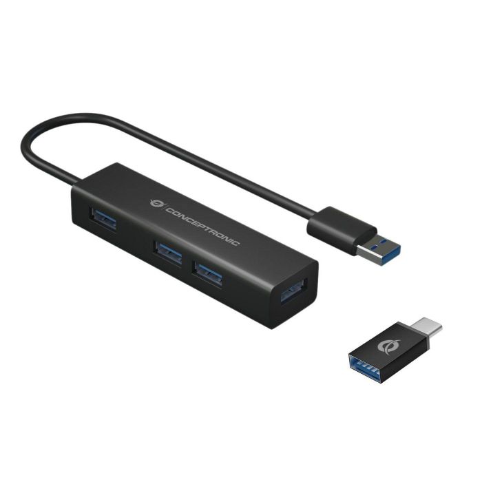 Hub Usb 3.0 Conceptronic Hubbies06B 4 Hub Usb 3.0 Conceptronic Hubbies06B 4
