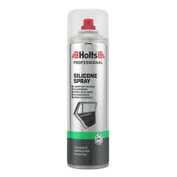 Holts Lubricante de Silicona AGUJEROS para Caucho, Nylon, Plástico, Metal, Madera - Lubrica, Protege, Impermeabiliza, Reduce Desgaste