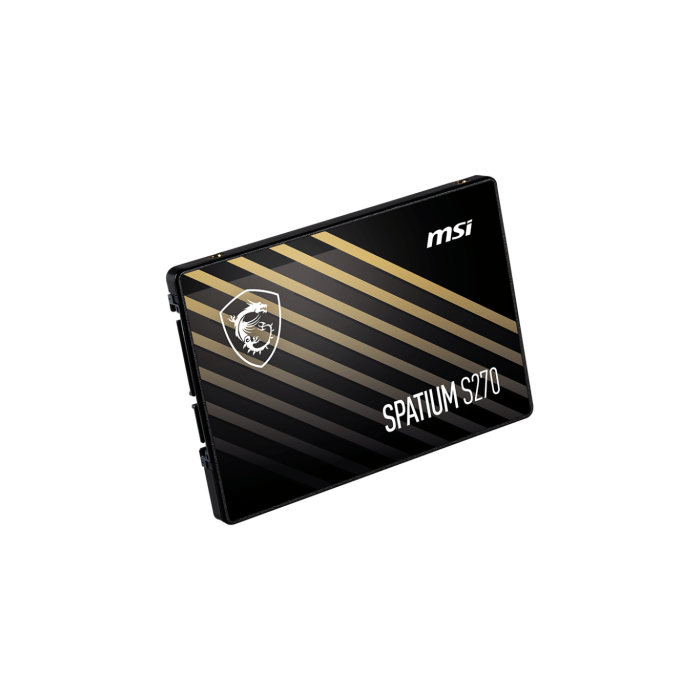 MSI SPATIUM S270 SATA 2.5 960GB unidad de estado sólido 2.5" Serial ATA III 3D NAND 4 MSI SPATIUM S270 SATA 2.5 960GB unidad de estado sólido 2.5" Serial ATA III 3D NAND 4