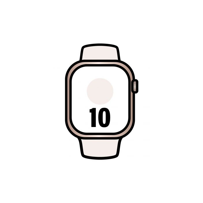Apple Watch Series 10/ GPS/ Cellular/ 46mm/Caja de Aluminio Oro Rosa / Correa Deportiva Rosa Rubor M/L Apple Watch Series 10/ GPS/ Cellular/ 46mm/Caja de Aluminio Oro Rosa / Correa Deportiva Rosa Rubor M/L