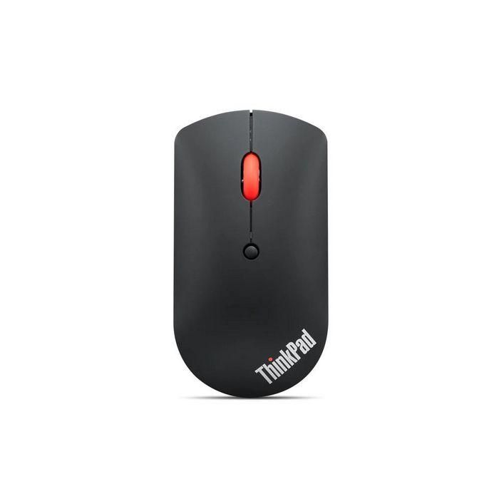 Lenovo ThinkPad Bluetooth Silent Mouse, Inalámbrico, Silencioso, 2400 DPI Ajustable, Bluetooth 5.0, Multi-Dispositivo, Sensor Óptico, Negro