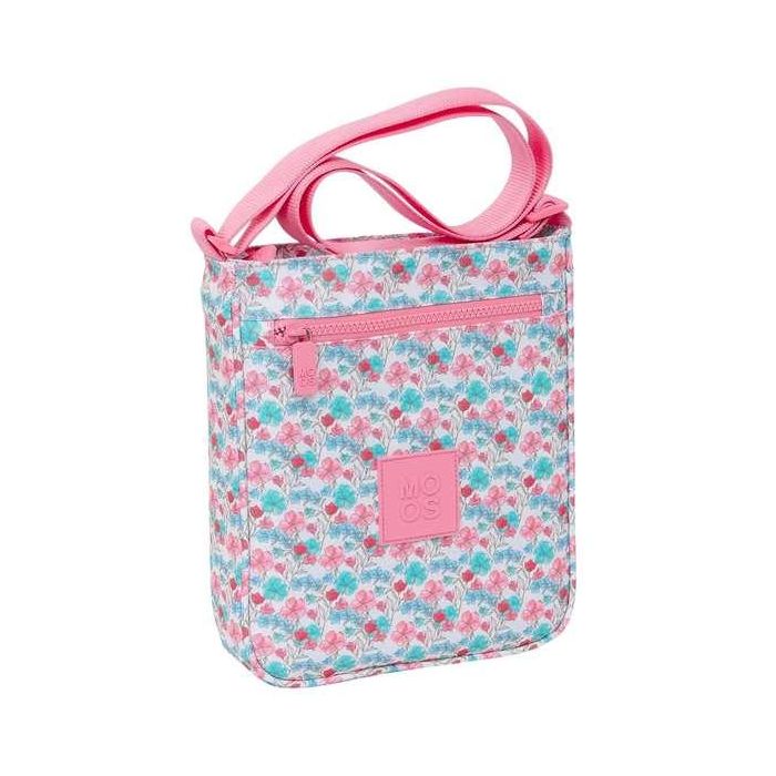 Moos Bolso Bandolera Flores Reciclado 21x25x4.5 cm 0 Moos Bolso Bandolera Flores Reciclado 21x25x4.5 cm 0