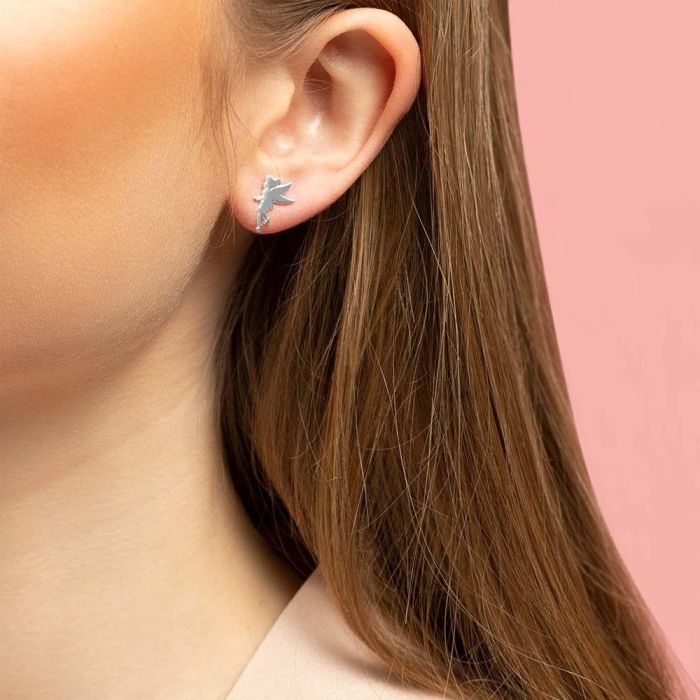 PEERS HARDY Pendientes Campanilla Disney en Plata 925 3